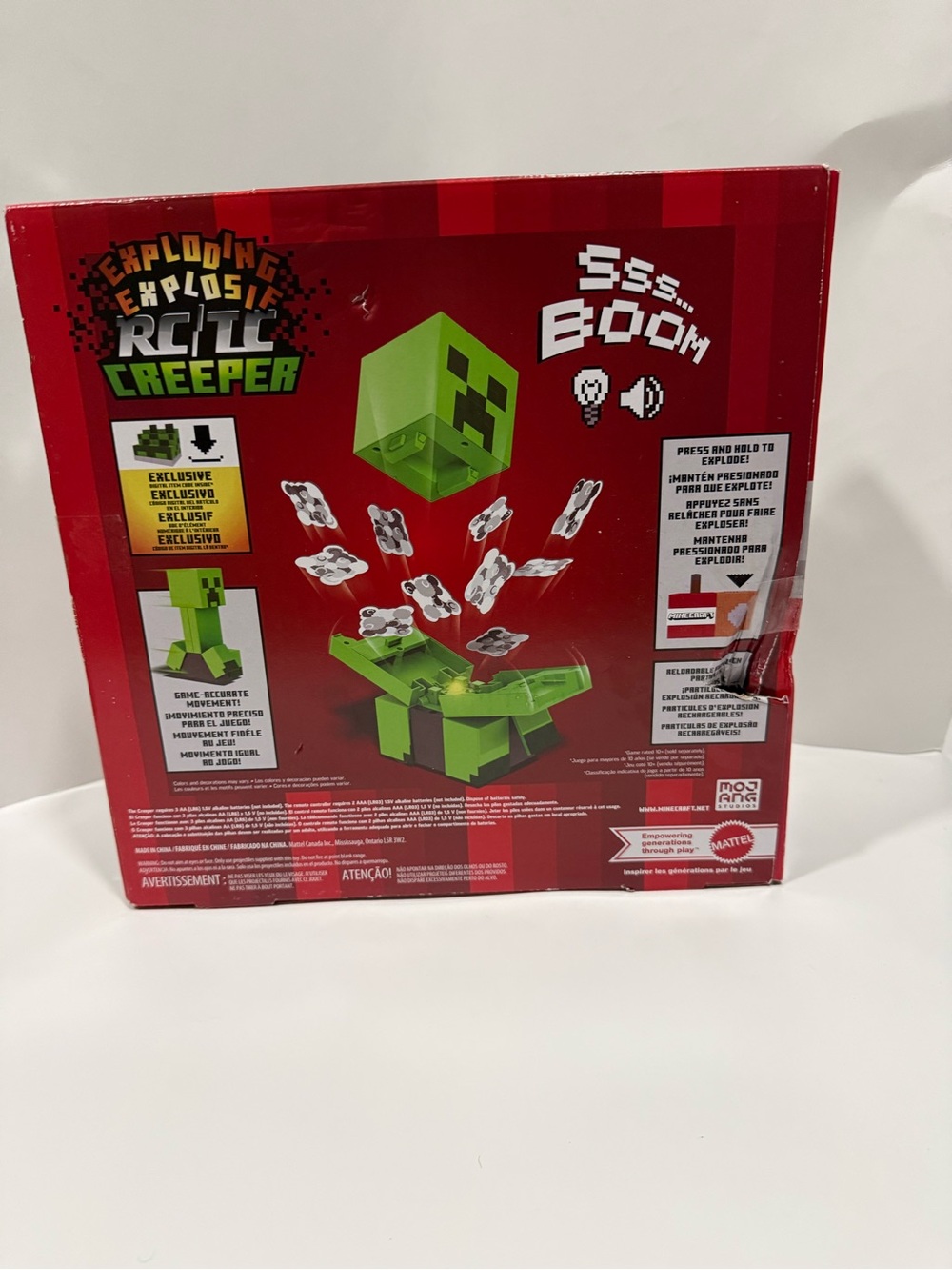 Mattel Minecraft Exploding RC Creeper Remote Control Toy - Picture 5 of 11